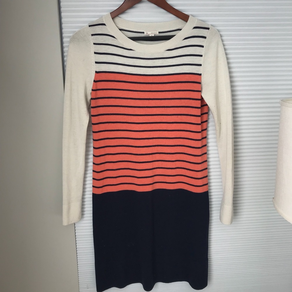 Gap striped sweater dress